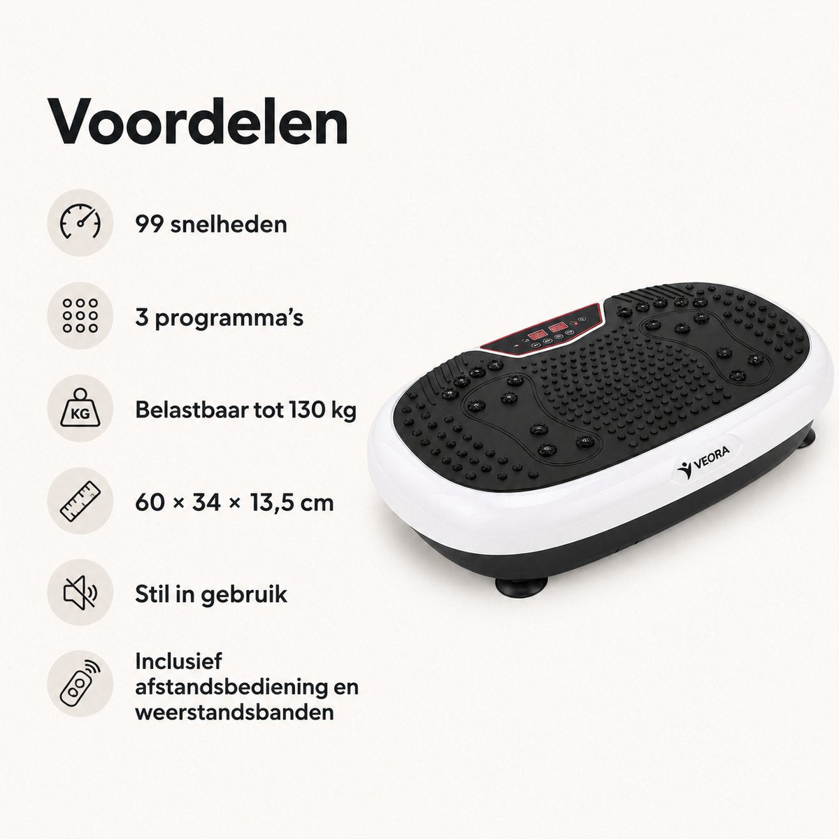 Veora Trilplaat Pro - geschikt voor dagelijks thuisgebruik