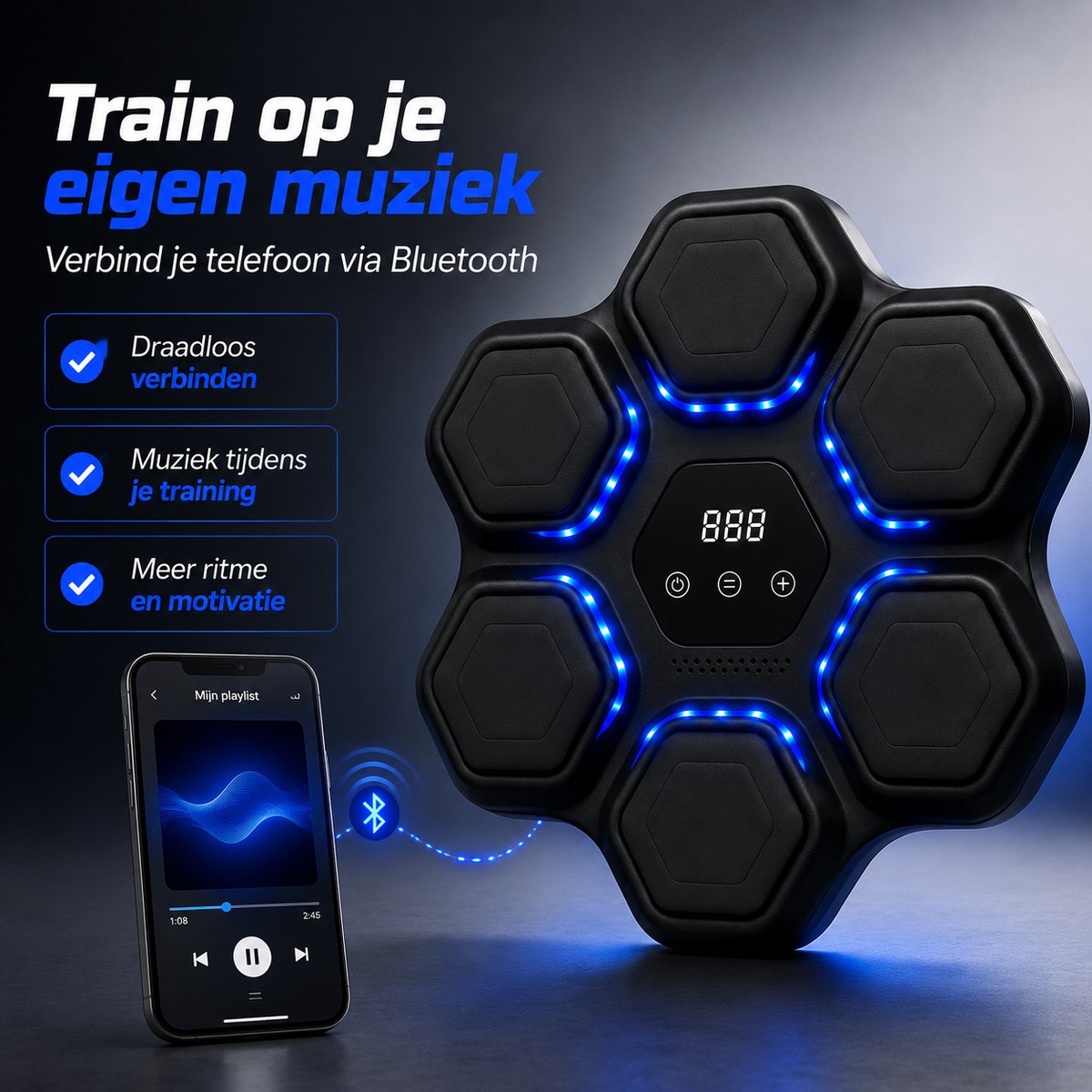 Veora Boxing Machine - eenvoudige montage met plakstrips