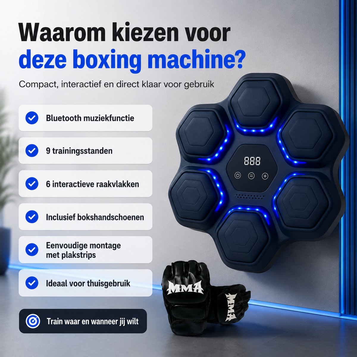 Veora Boxing Machine - 9 trainingsstanden