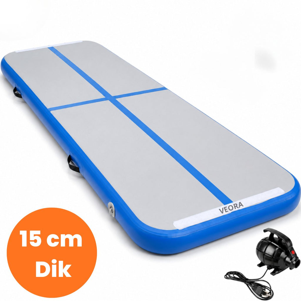 Veora Airtrack 300x100x15 cm opblaasbare turnmat